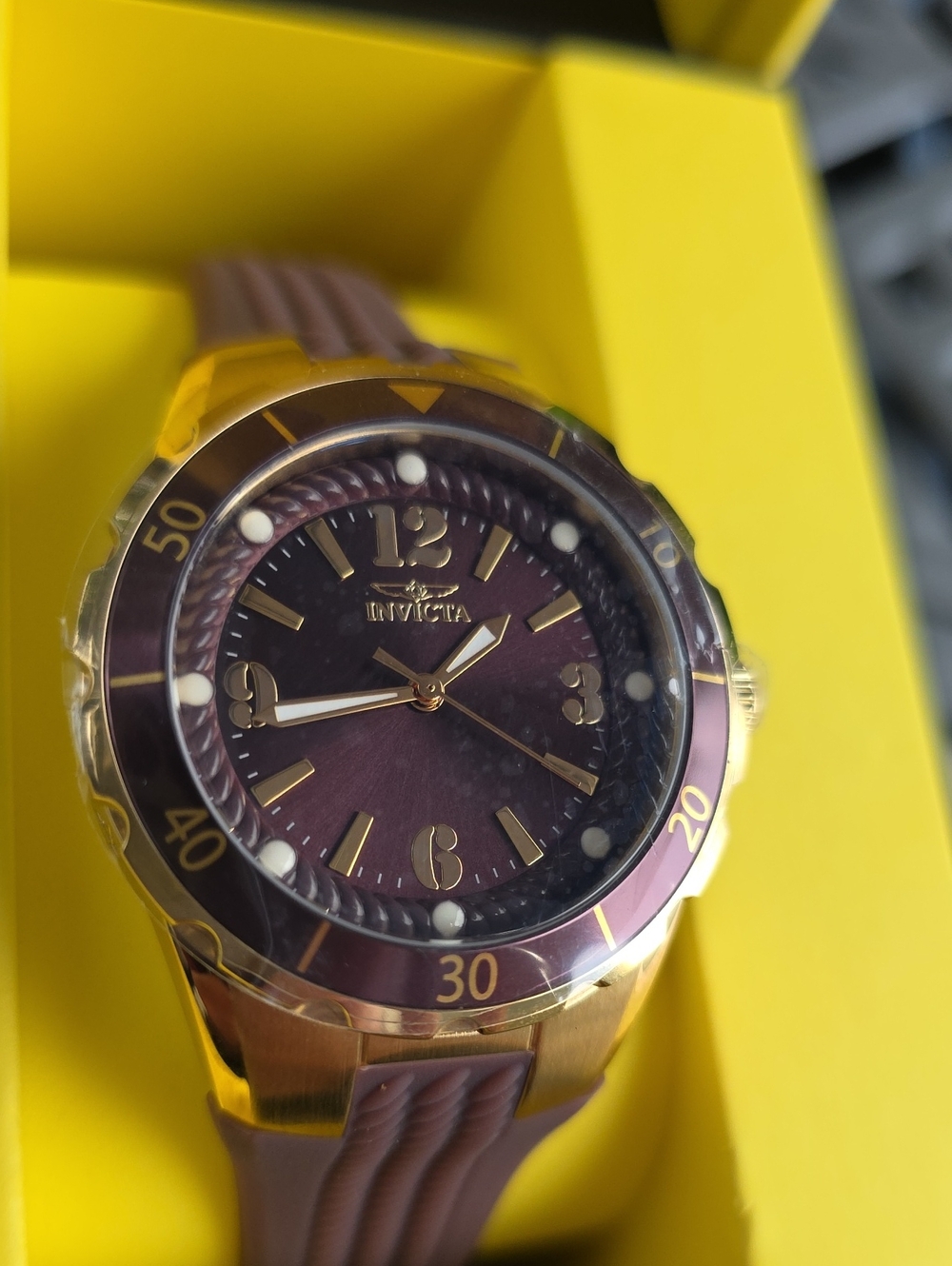 451. Invicta Angel Halo Women's Watch - 38mm. Brown (17485)